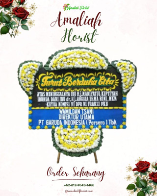 Papan Bunga Duka di Kraksaan