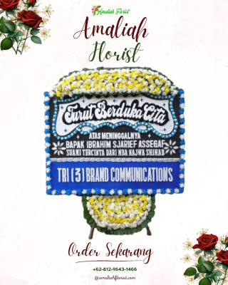 Papan Bunga Duka di Kraksaan