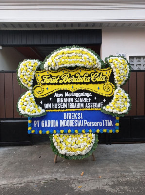 Papan Bunga Duka di Kraksaan